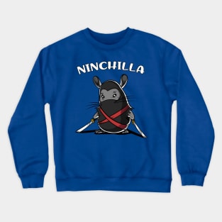 Ninchilla Chinchilla Ninja Crewneck Sweatshirt